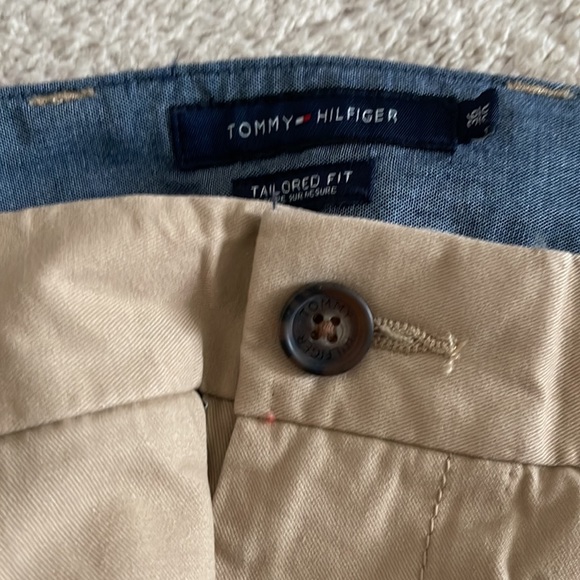 Tommy Hilfiger Mens Khaki Pants - Picture 3 of 4